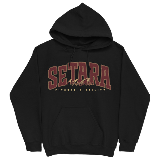 SETARA MCGEE RETRO BLACK HOODIE