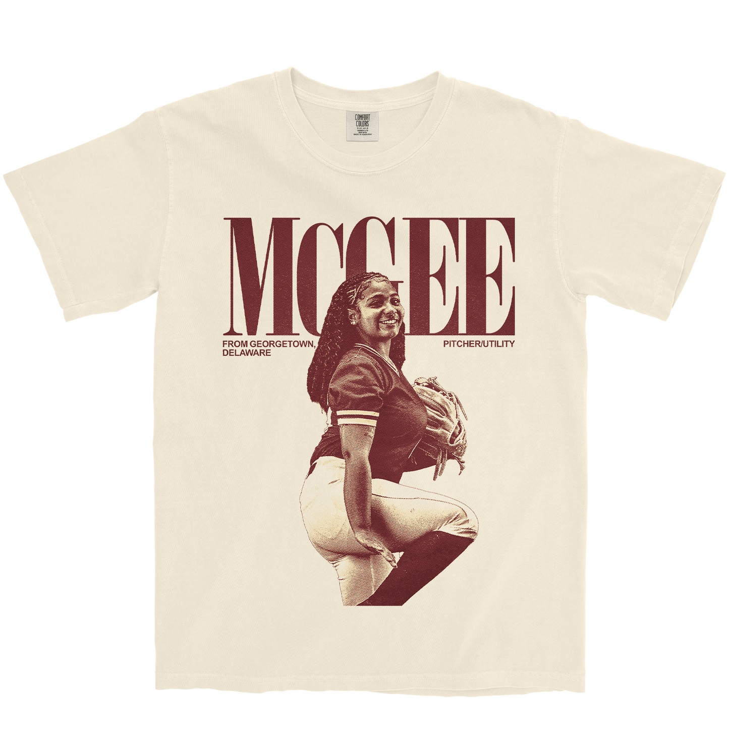 SETARA MCGEE VINTAGE IVORY TEE