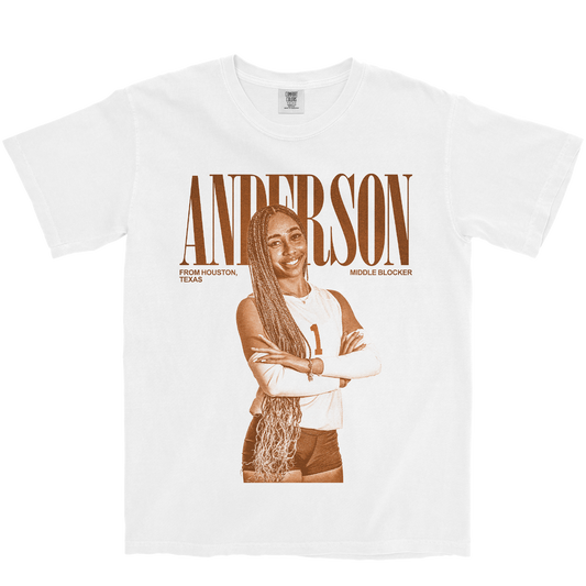 A'MIYRIE ANDERSON VINTAGE WHITE TEE
