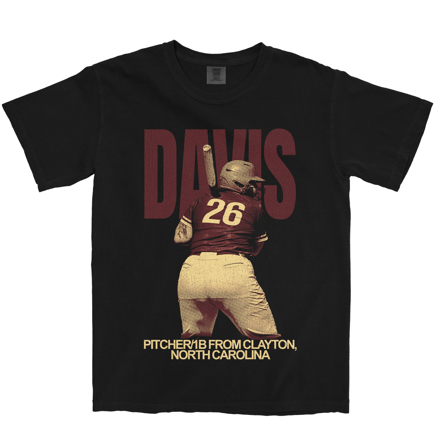 IONA DAVIS VINTAGE BLACK TEE