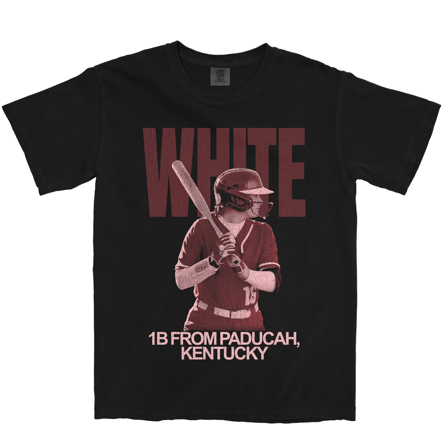 ANNIE WHITE VINTAGE BLACK TEE