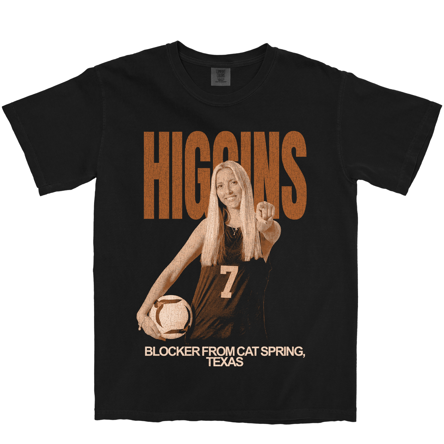 LEXI HIGGINS VINTAGE BLACK TEE