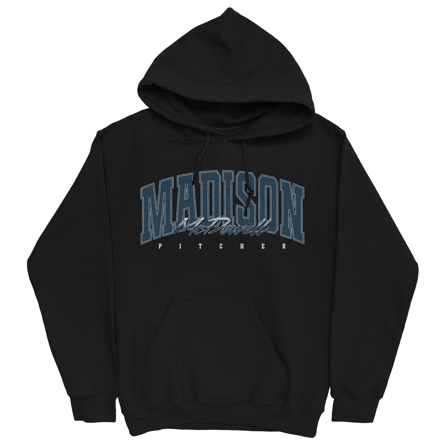 MADISON MCDOWELL RETRO BLACK HOODIE