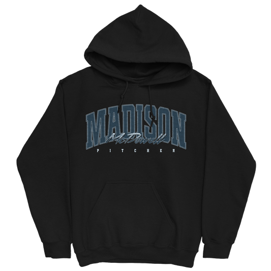 MADISON MCDOWELL RETRO BLACK HOODIE