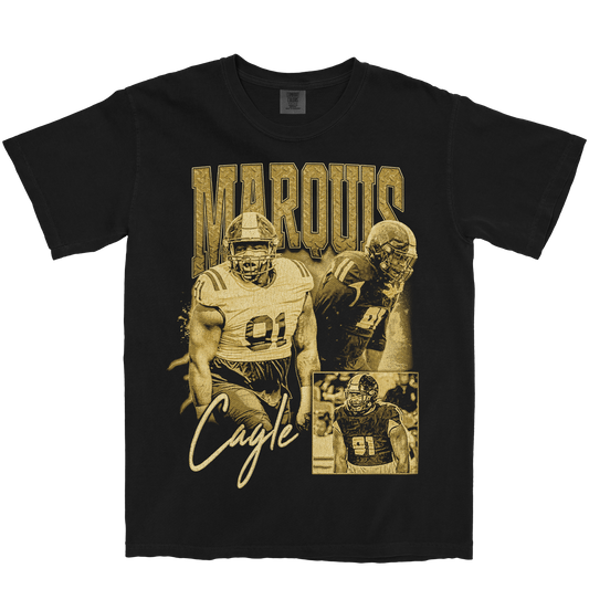 MARQUIS CAGLE GRAPHIC BLACK TEE