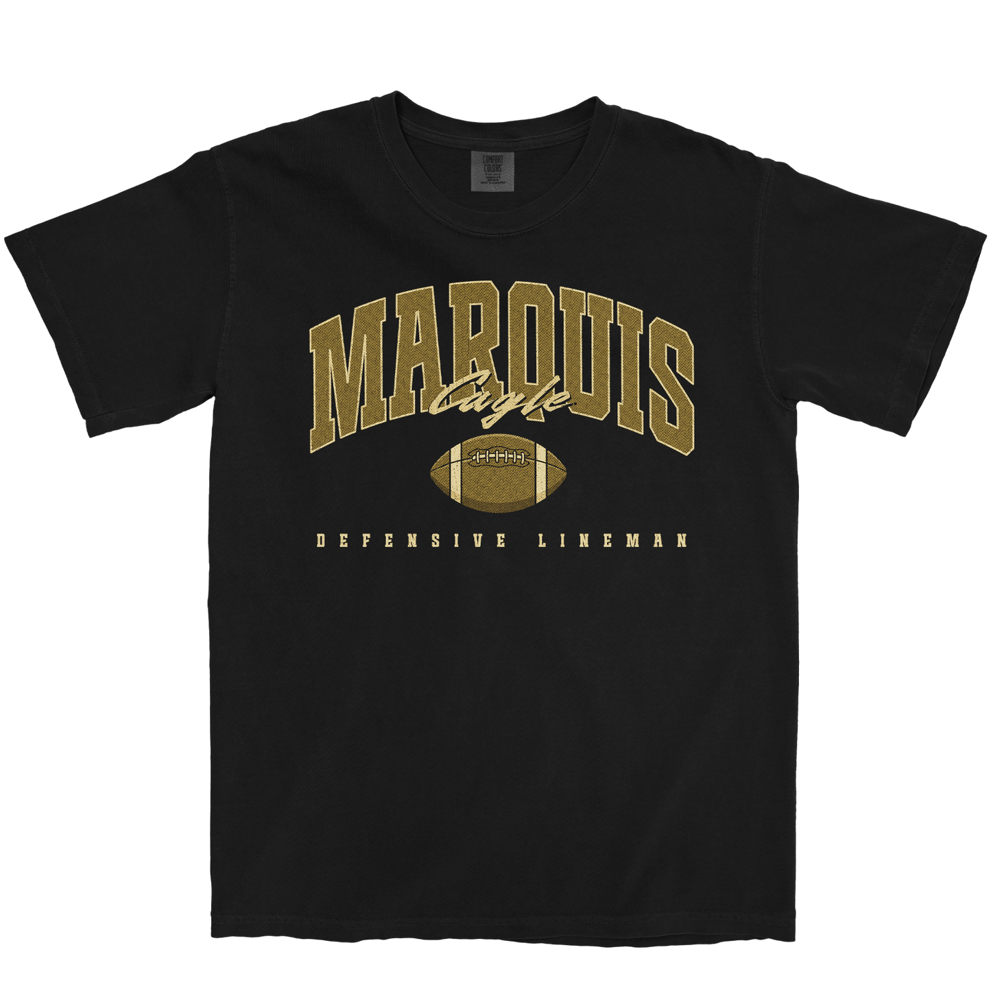 MARQUIS CAGLE RETRO BLACK TEE