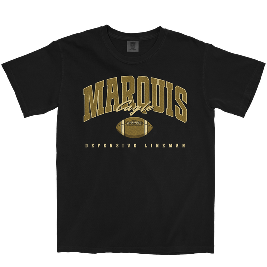 MARQUIS CAGLE RETRO BLACK TEE