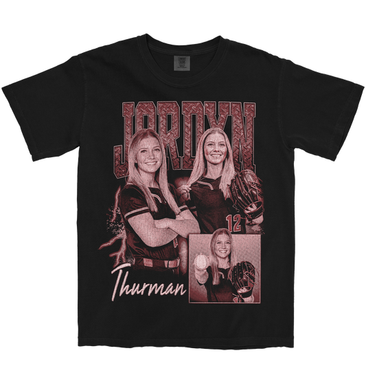 JORDYN THURMAN GRAPHIC BLACK TEE