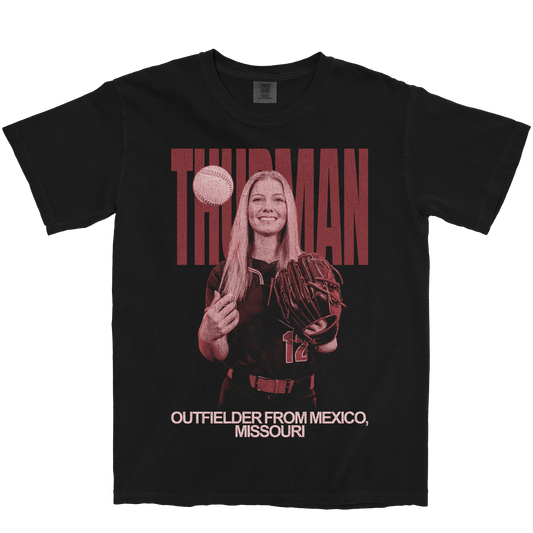 JORDYN THURMAN VINTAGE BLACK TEE