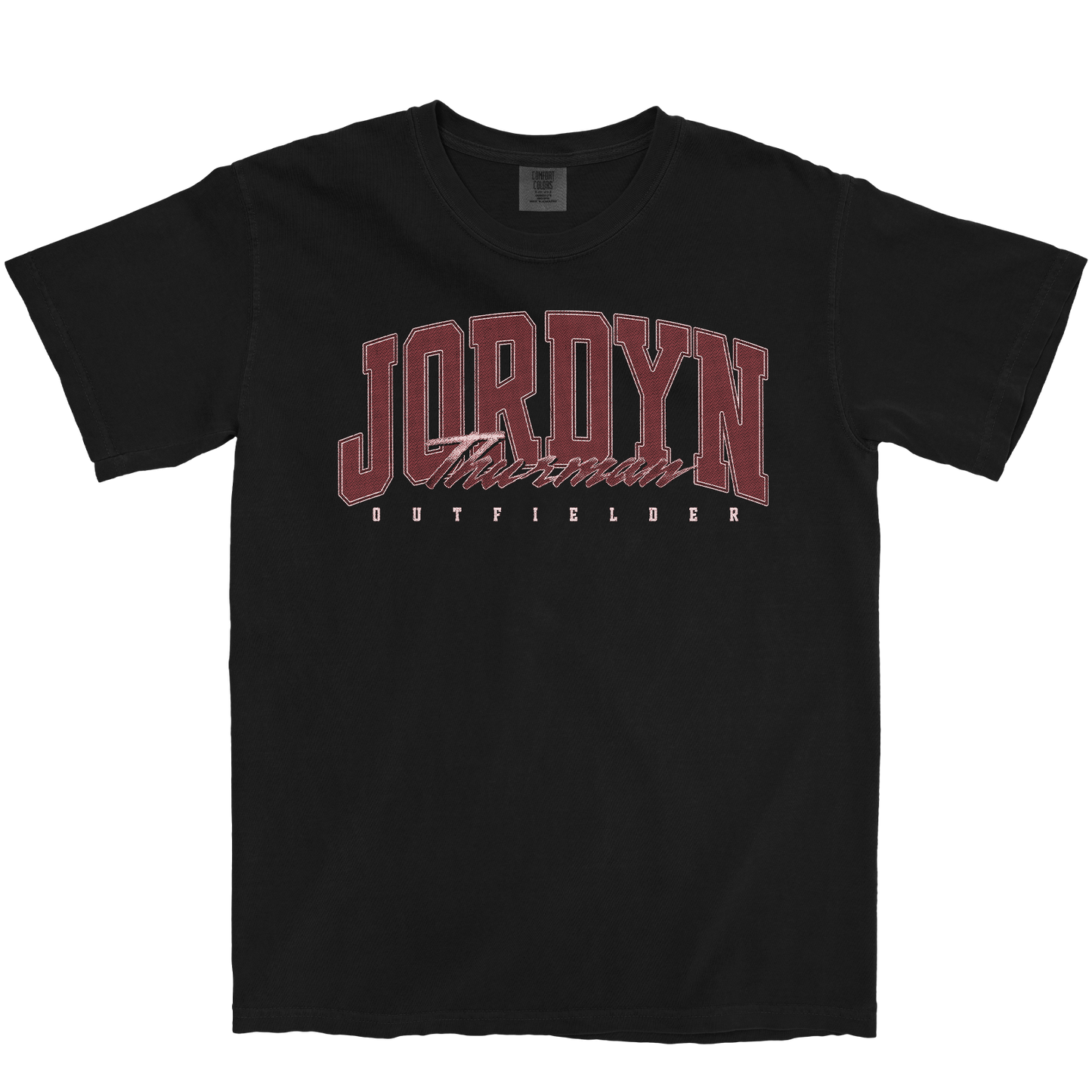 JORDYN THURMAN RETRO BLACK TEE