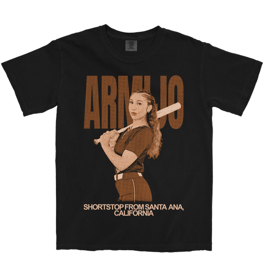 ALYSSA ARMIJO VINTAGE BLACK TEE
