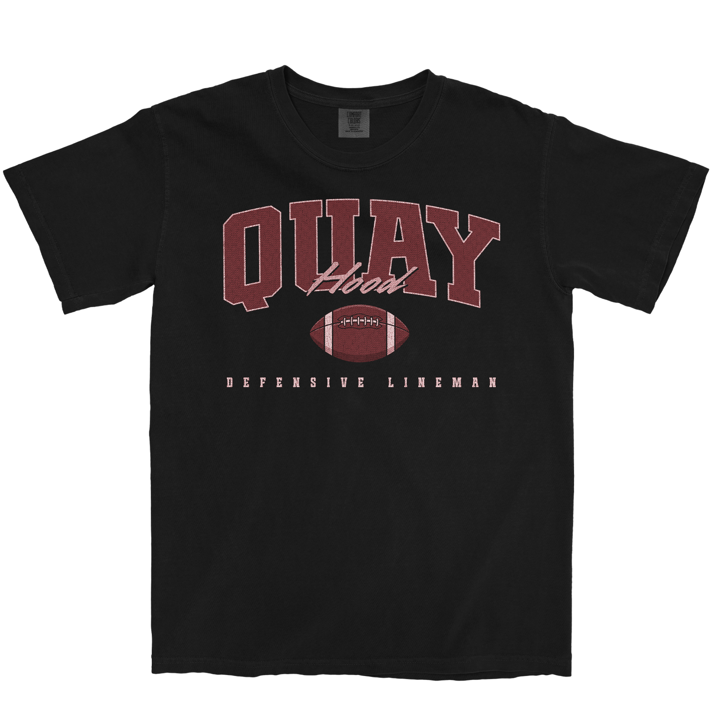 QUAY HOOD RETRO BLACK TEE