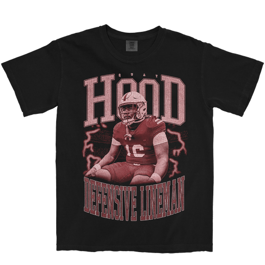 QUAY HOOD VINTAGE BLACK TEE