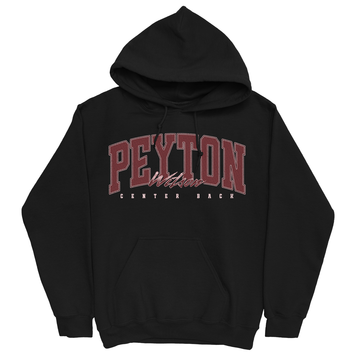 PEYTON WILSON RETRO BLACK HOODIE
