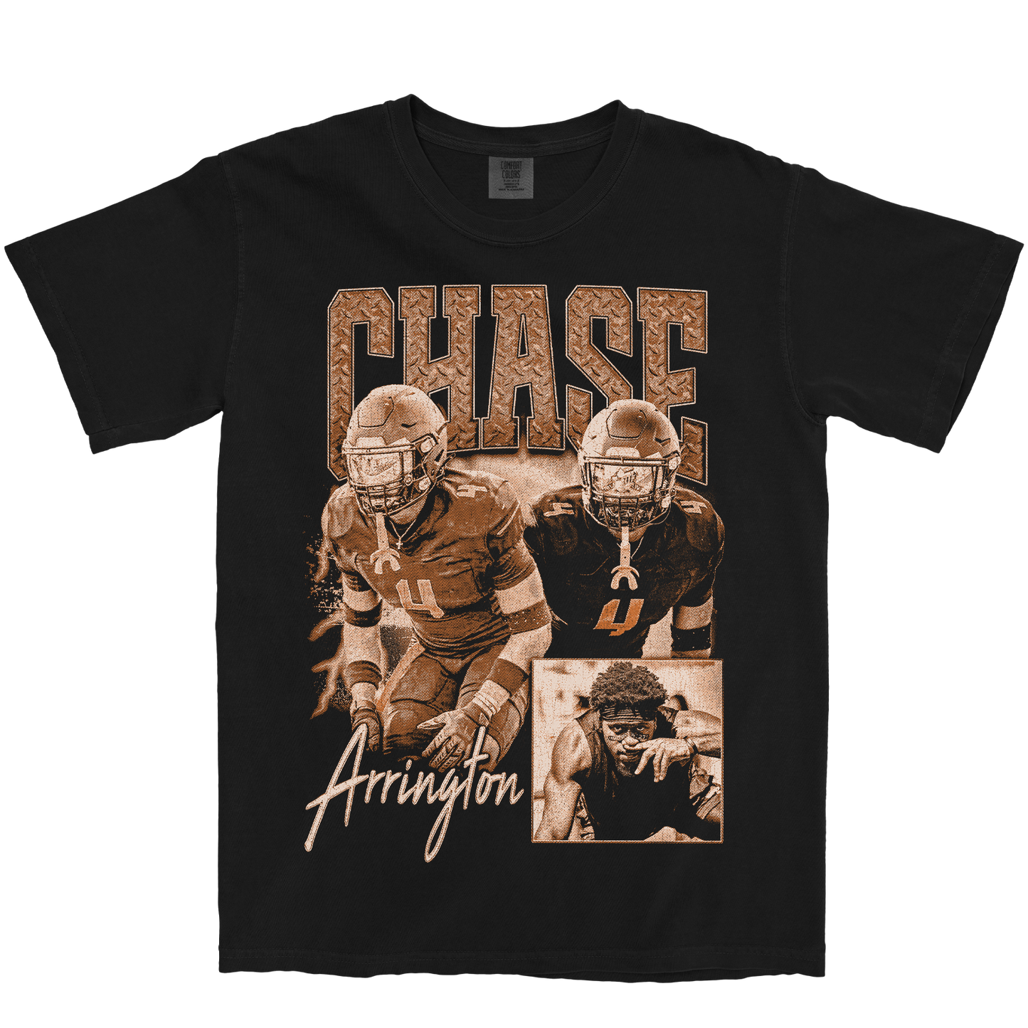 CHASE ARRINGTON GRAPHIC BLACK TEE
