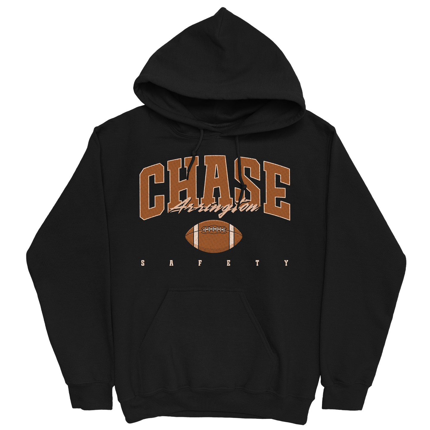 CHASE ARRINGTON RETRO BLACK HOODIE