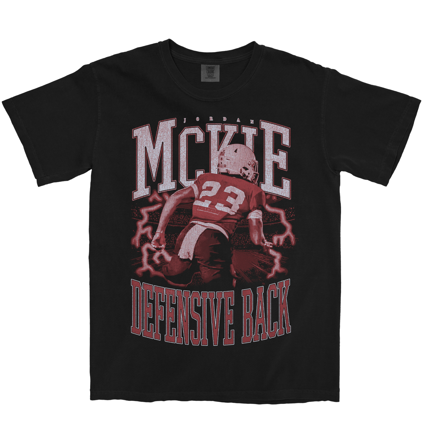 JORDAN MCKIE VINTAGE BLACK TEE