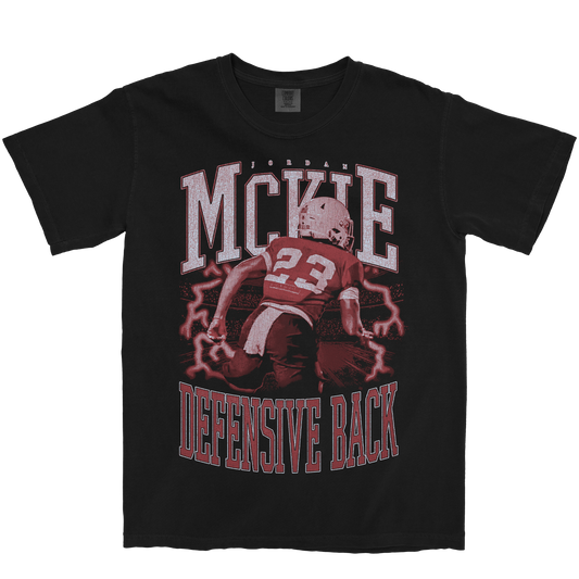 JORDAN MCKIE VINTAGE BLACK TEE