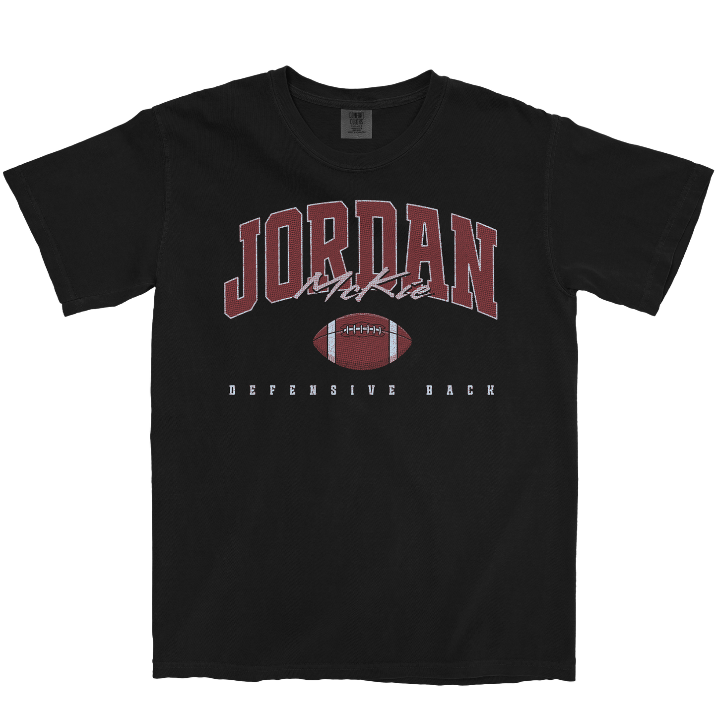 JORDAN MCKIE RETRO BLACK TEE