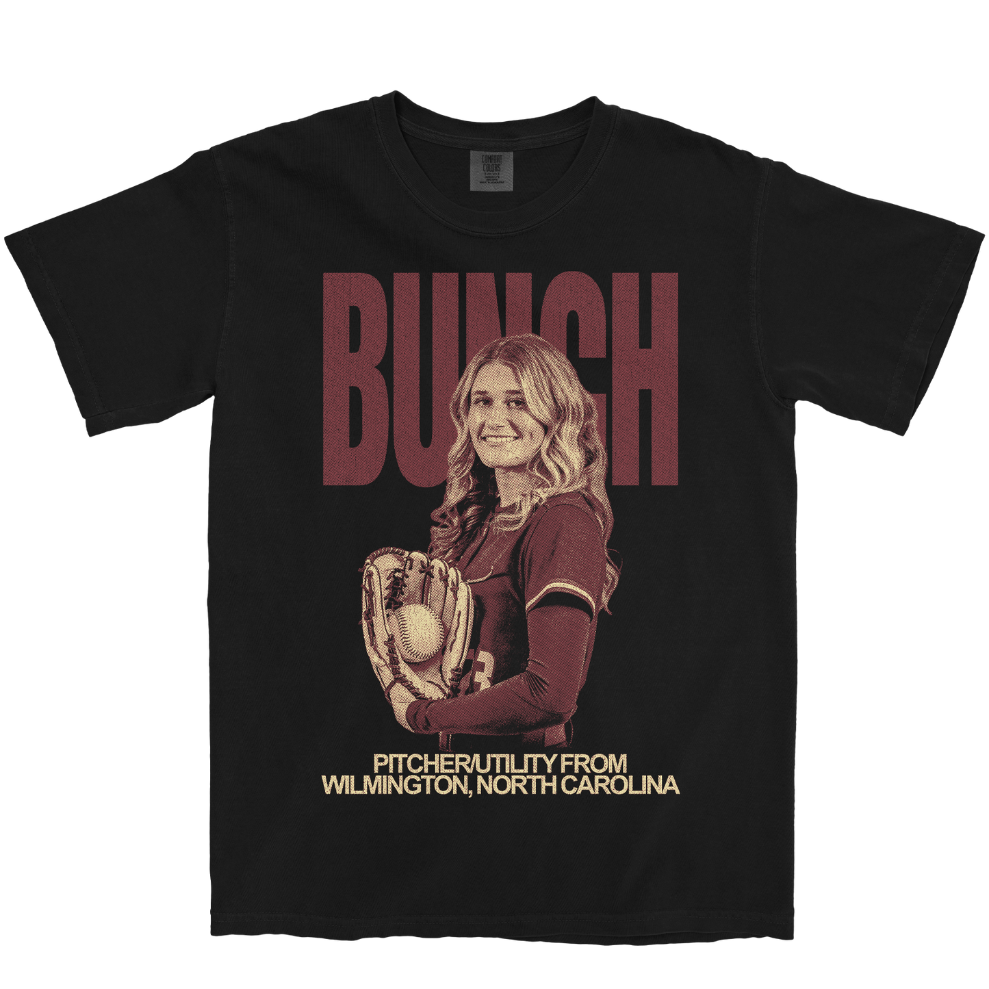 ALI BUNCH VINTAGE BLACK TEE