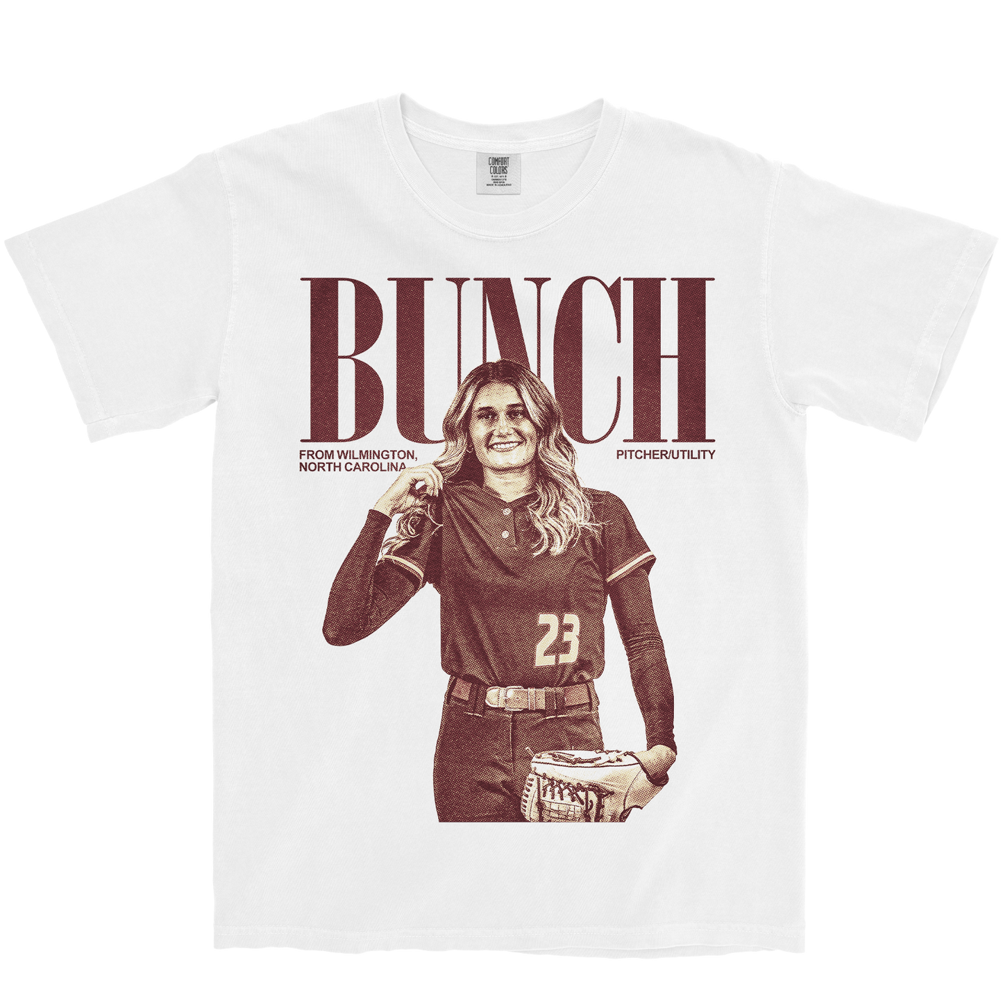 ALI BUNCH VINTAGE WHITE TEE