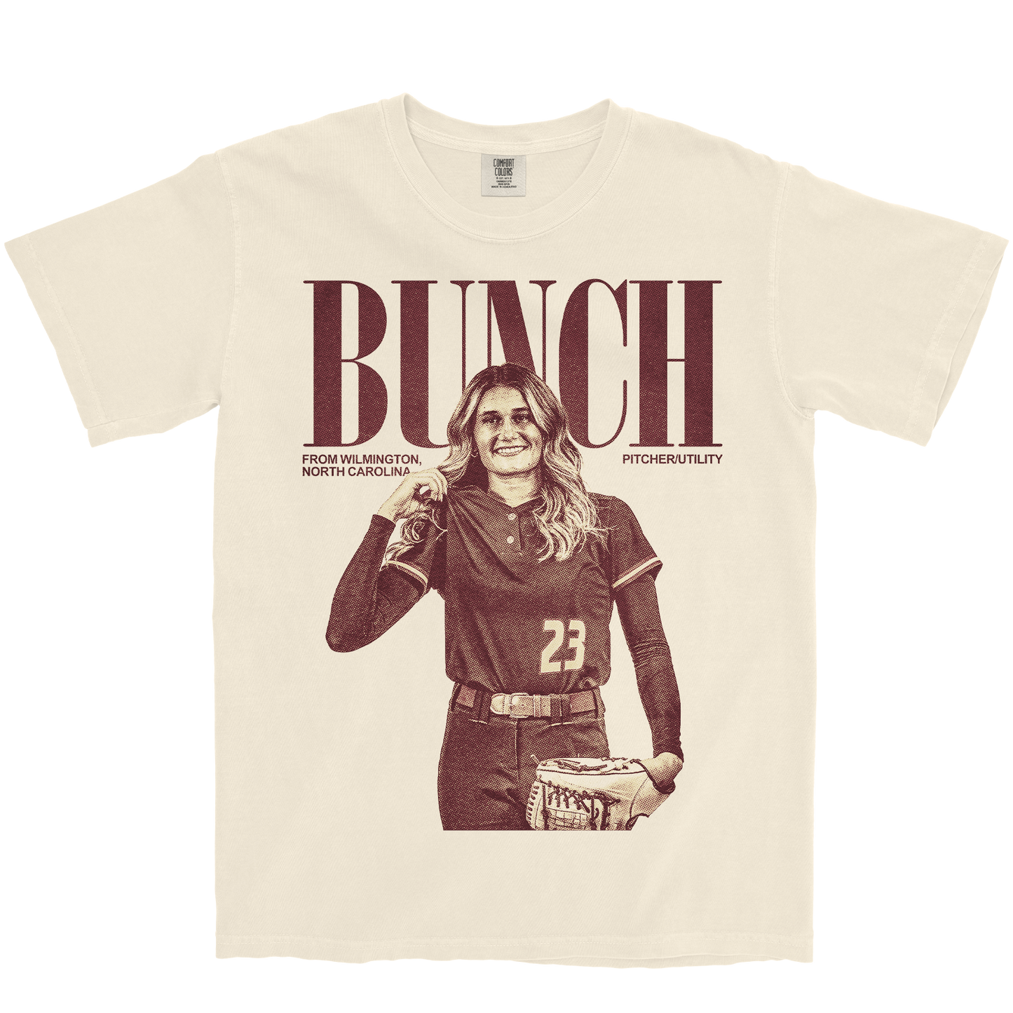 ALI BUNCH VINTAGE IVORY TEE