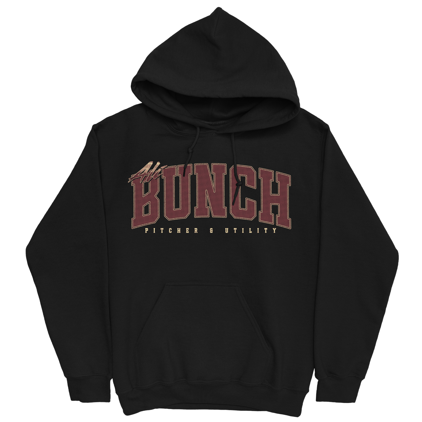 ALI BUNCH RETRO BLACK HOODIE