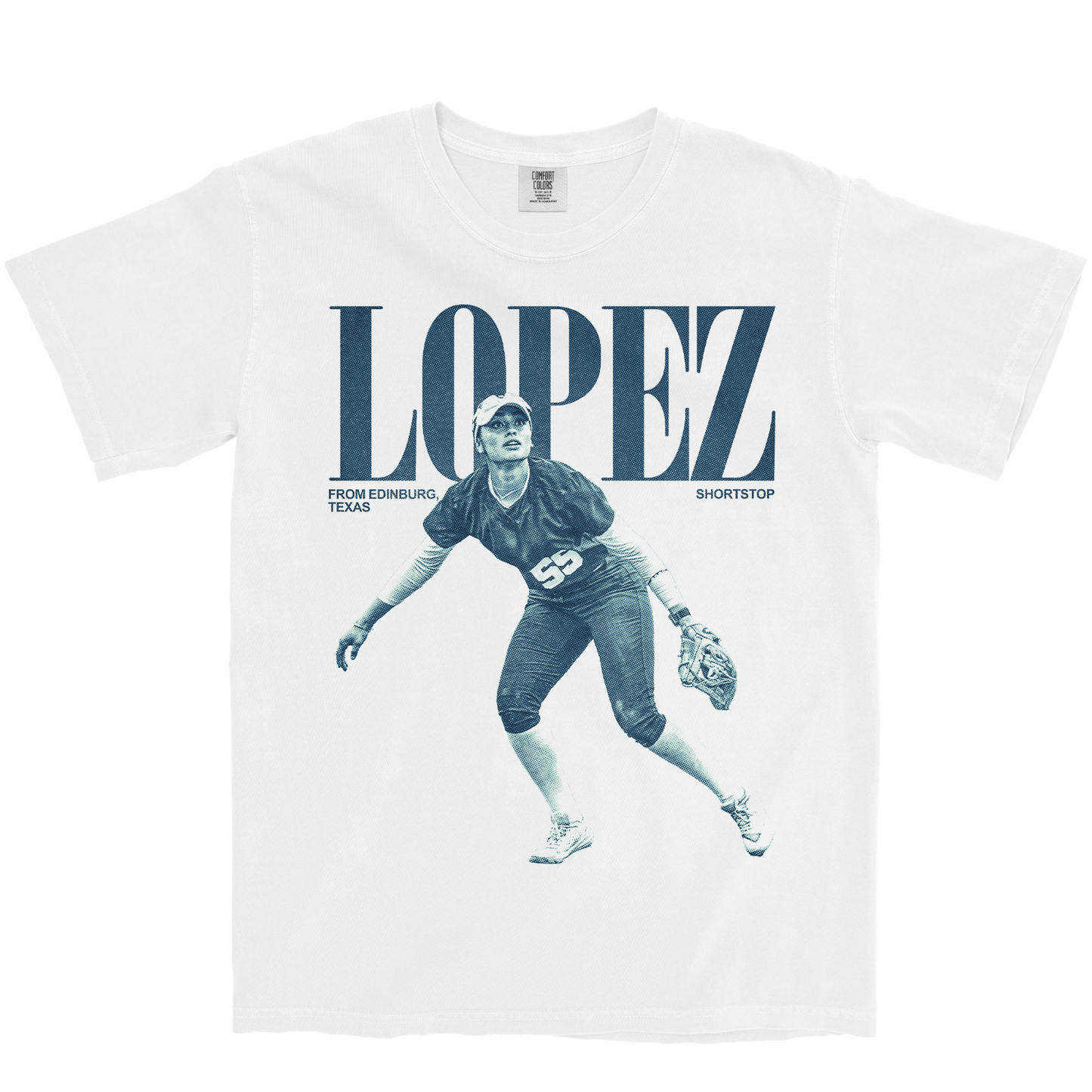 KARISA LOPEZ VINTAGE WHITE TEE