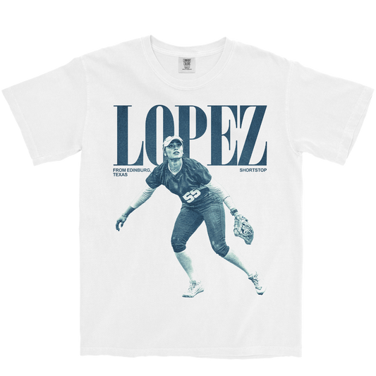 KARISA LOPEZ VINTAGE WHITE TEE