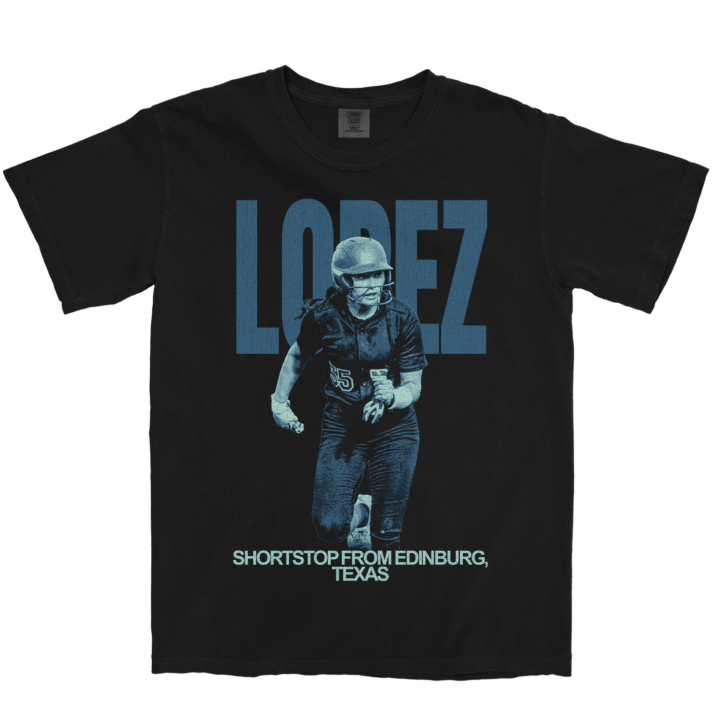 KARISA LOPEZ VINTAGE BLACK TEE