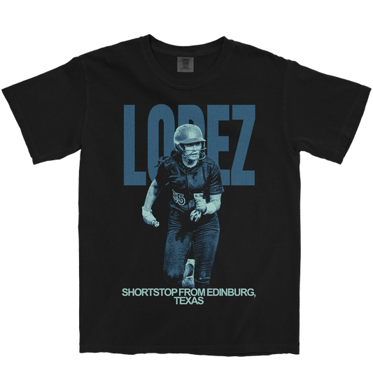 KARISA LOPEZ VINTAGE BLACK TEE