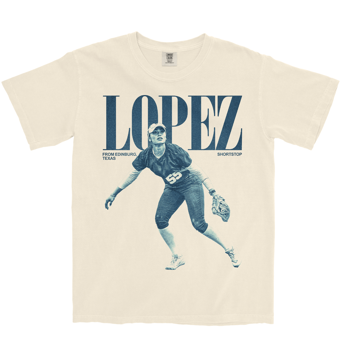 KARISA LOPEZ VINTAGE IVORY TEE