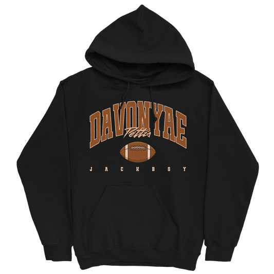 DAVONYAE PETTIS RETRO BLACK HOODIE