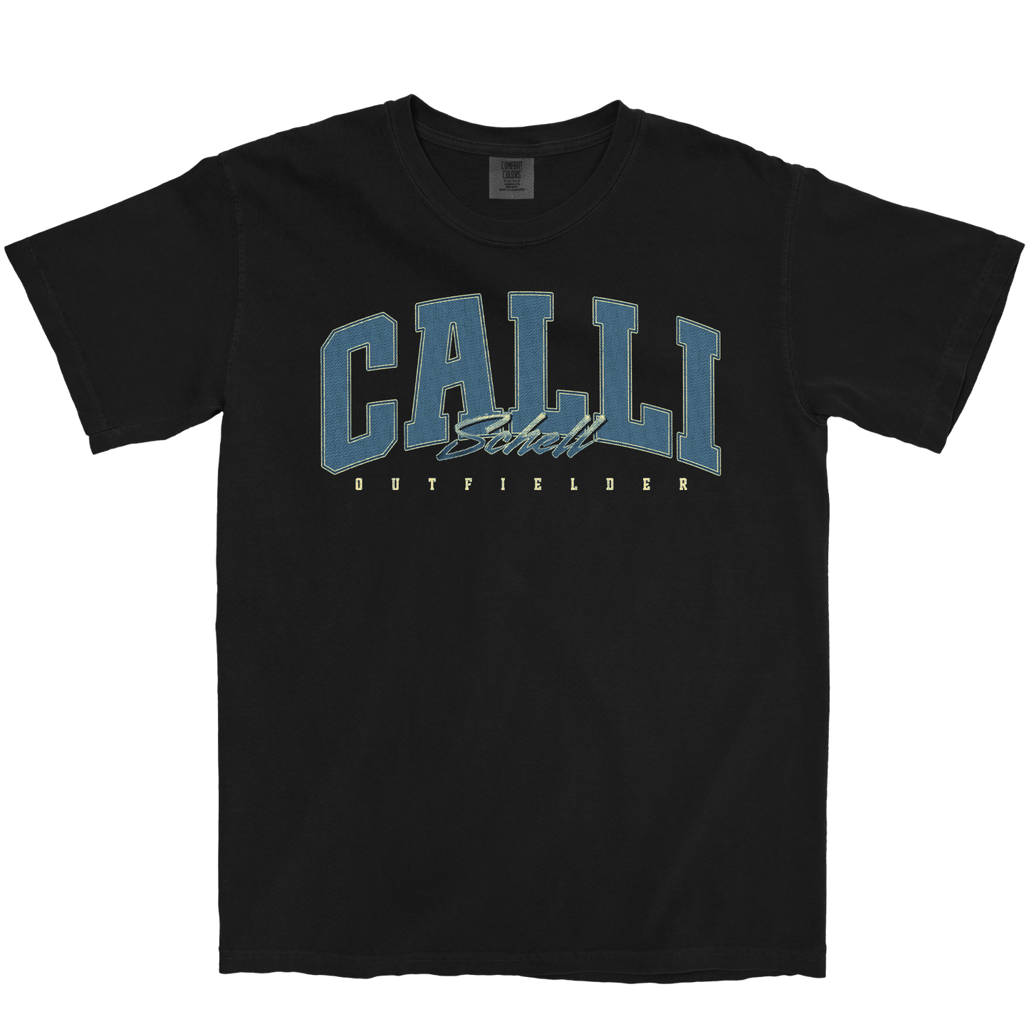 CALLI SCHELL RETRO BLACK TEE