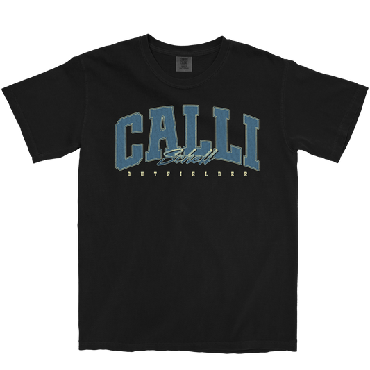 CALLI SCHELL RETRO BLACK TEE