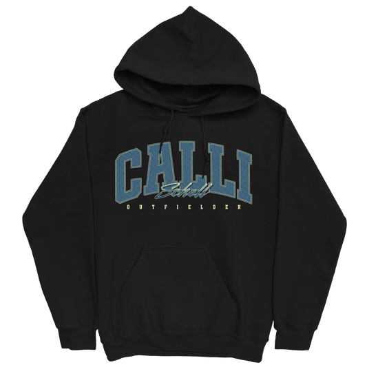 CALLI SCHELL RETRO BLACK HOODIE