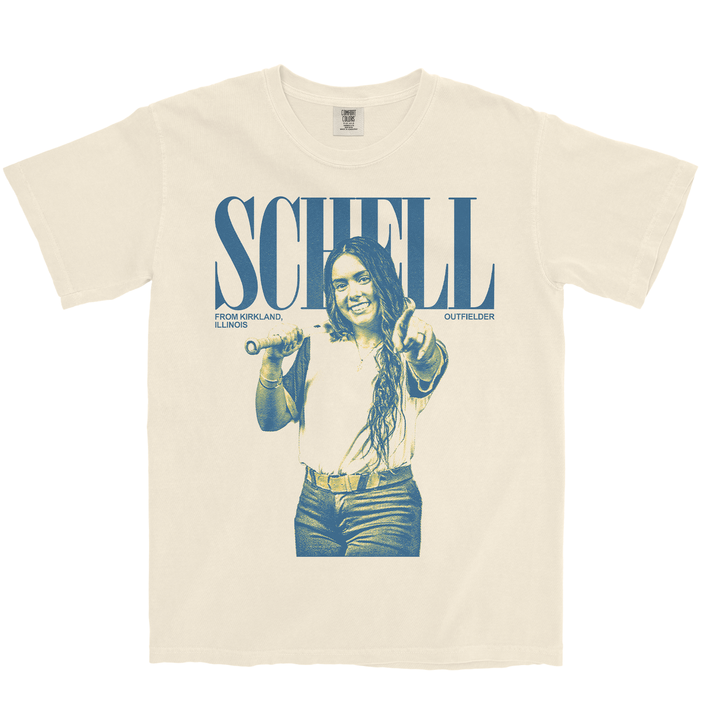 CALLI SCHELL VINTAGE IVORY TEE