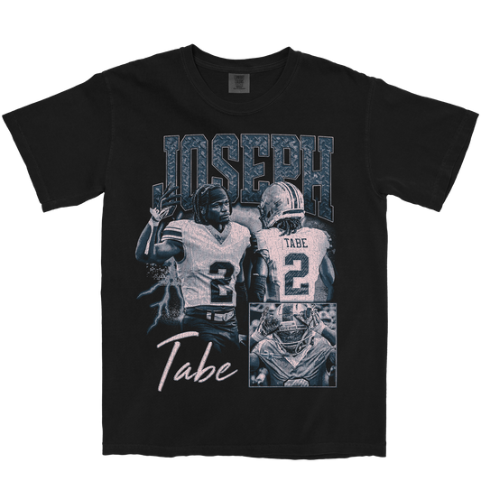 JOSEPH TABE GRAPHIC BLACK TEE