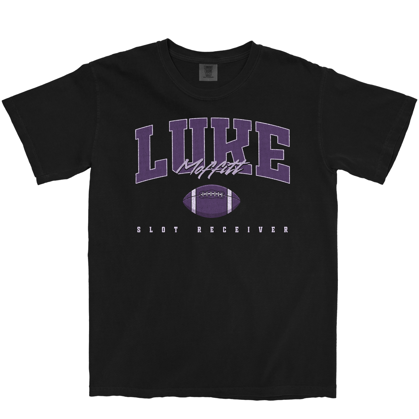 LUKE MOFFITT RETRO BLACK TEE