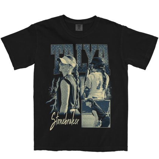 TALYA STONEBRAKER GRAPHIC BLACK TEE