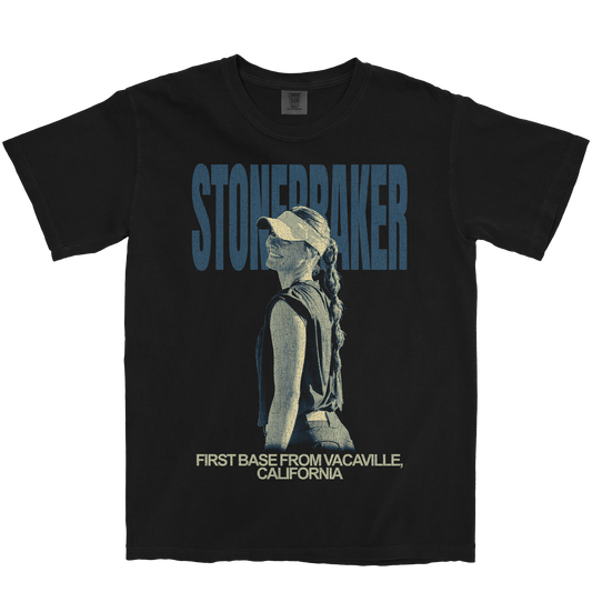 TALYA STONEBRAKER VINTAGE BLACK TEE