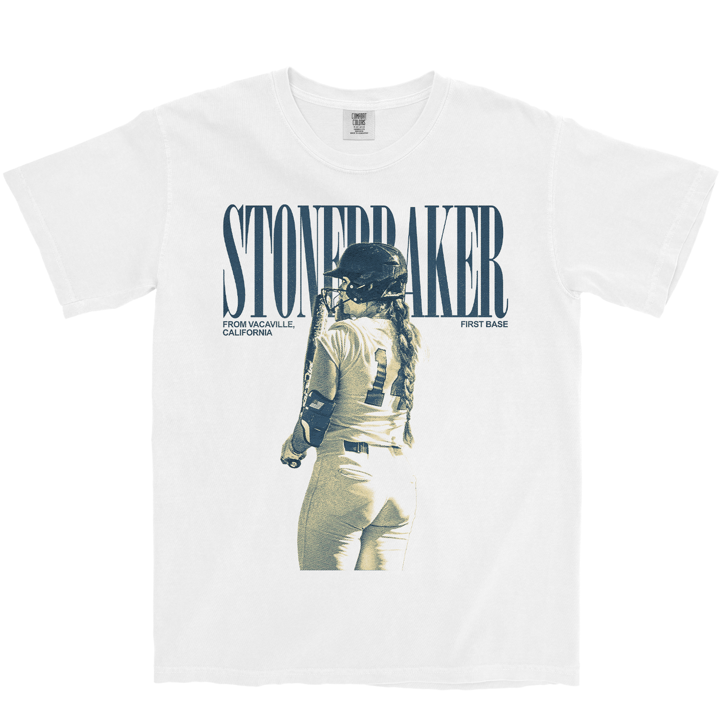 TALYA STONEBRAKER VINTAGE WHITE TEE