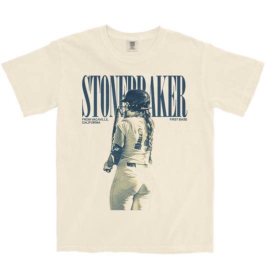TALYA STONEBRAKER VINTAGE IVORY TEE