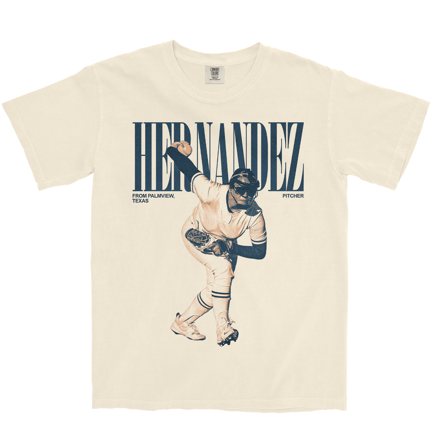 ARLETTE HERNANDEZ VINTAGE IVORY TEE