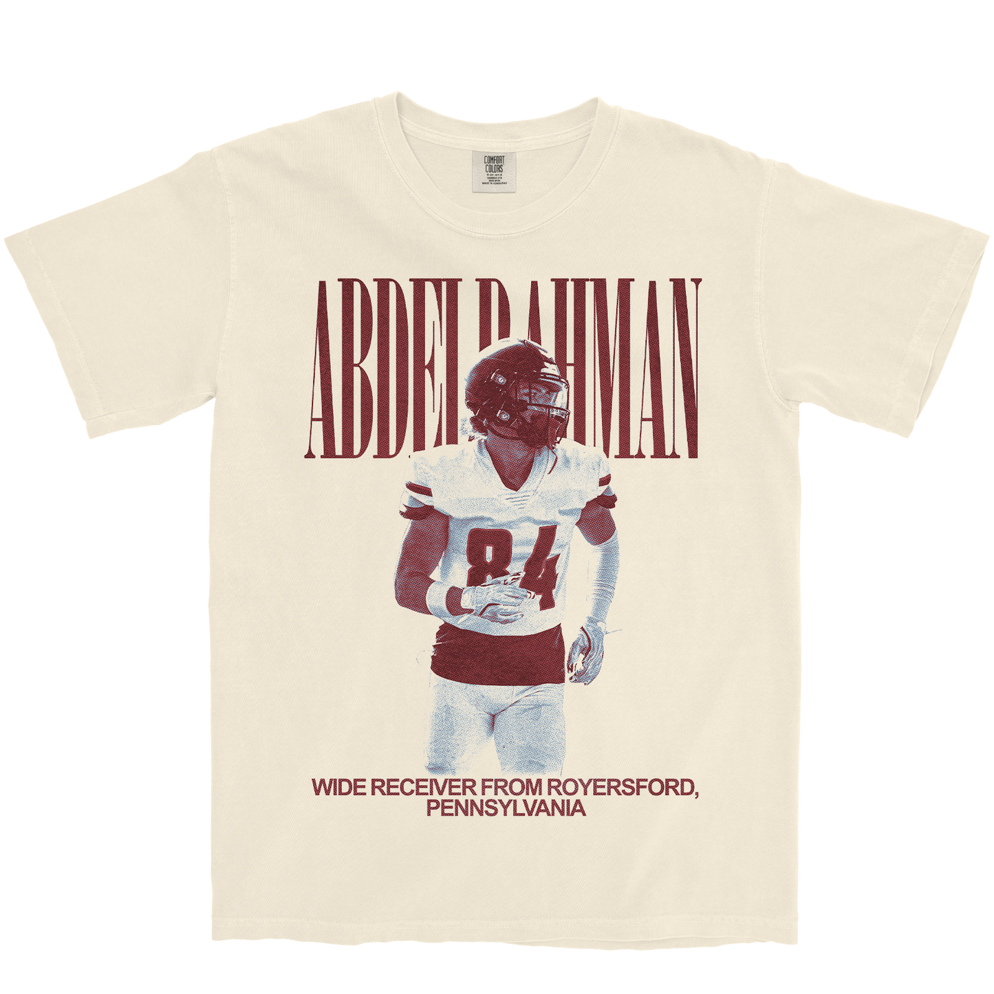 BELAL ABDELRAHMAN VINTAGE IVORY TEE