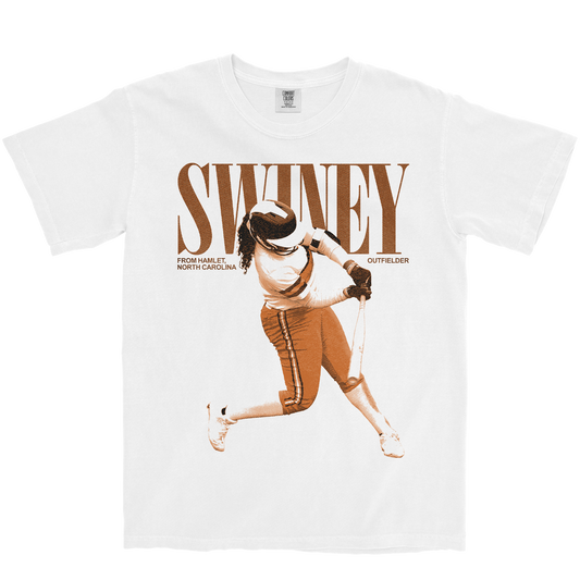 ALLYIAH SWINEY VINTAGE WHITE TEE