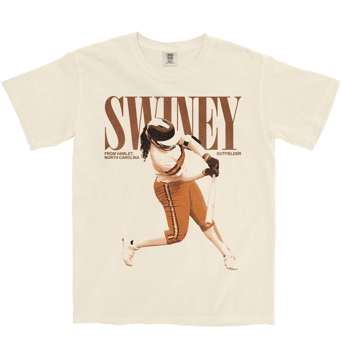 ALLYIAH SWINEY VINTAGE IVORY TEE
