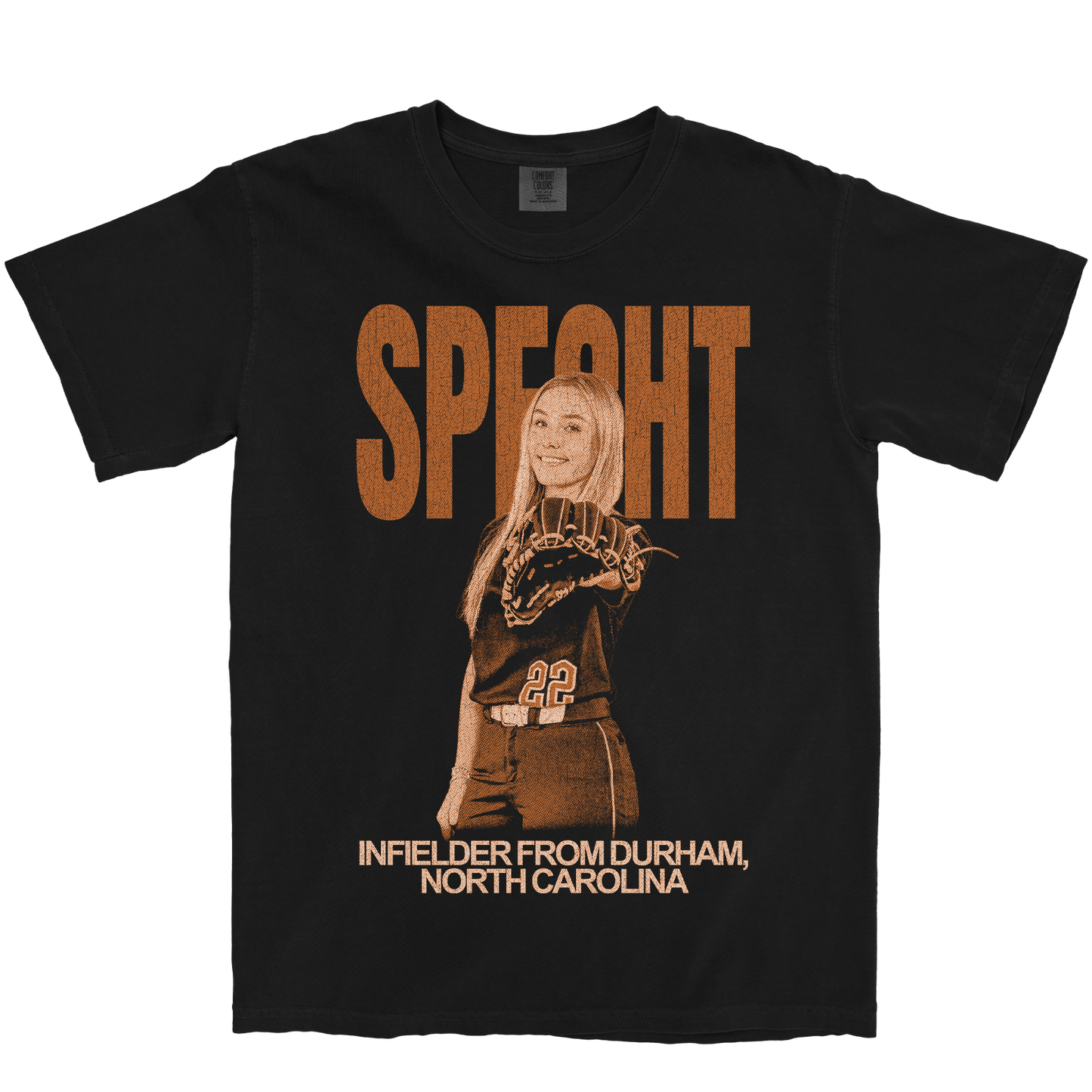 KYLIE SPECHT VINTAGE BLACK TEE