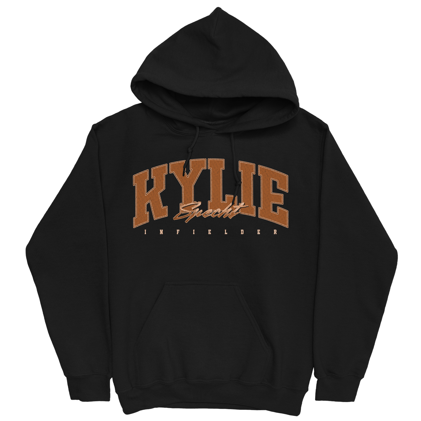 KYLIE SPECHT RETRO BLACK HOODIE