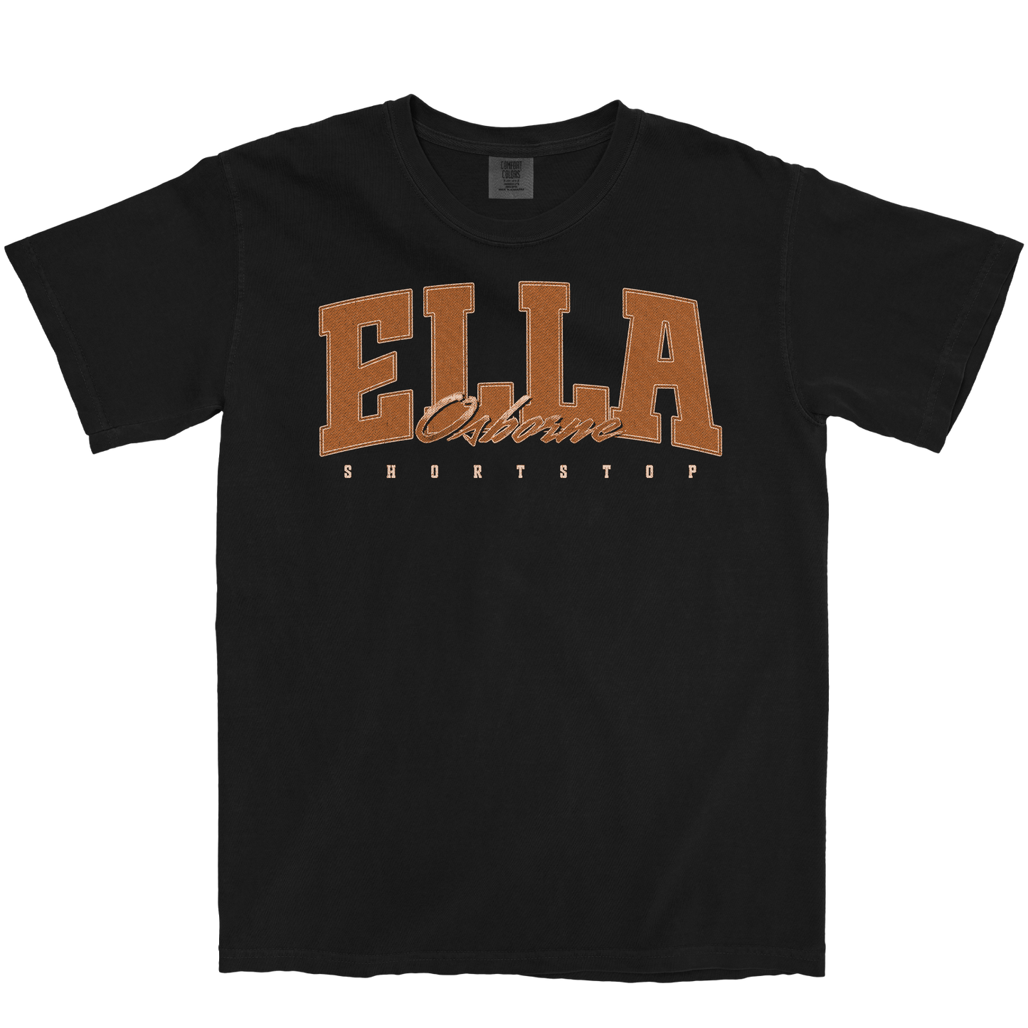 ELLA OSBORNE RETRO BLACK TEE